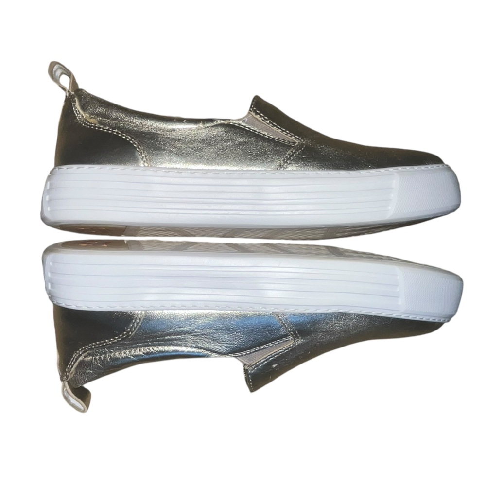 Earth Rosewood Clove Light Gold Leather Sneaker Size 6 M - Picture 3 of 5